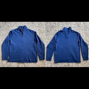 Men’s Polo Quarter Zip Sweater